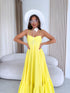 "SUNFLOWER" garā kleita 9289 - DZELTENA